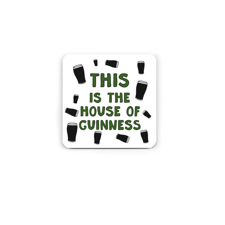 House of Guinness Coaster - Guinness Coaster - House Decor for wholesale by Pickled Prints