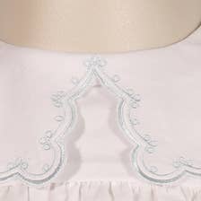 Hello Bebes! - Wholesale Bodysuit (Non-Footed) - Baby - White Embroidered Peter Pan Collar Bubble1
