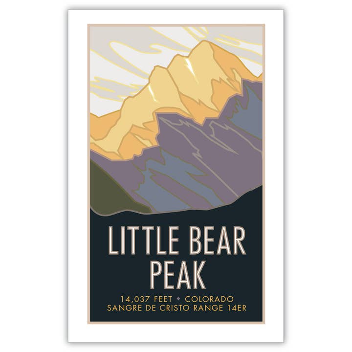 Little Bear Peak, Colorado - Colorado 14er - Posters for wholesale by Travel Posters by M&W Design Co.