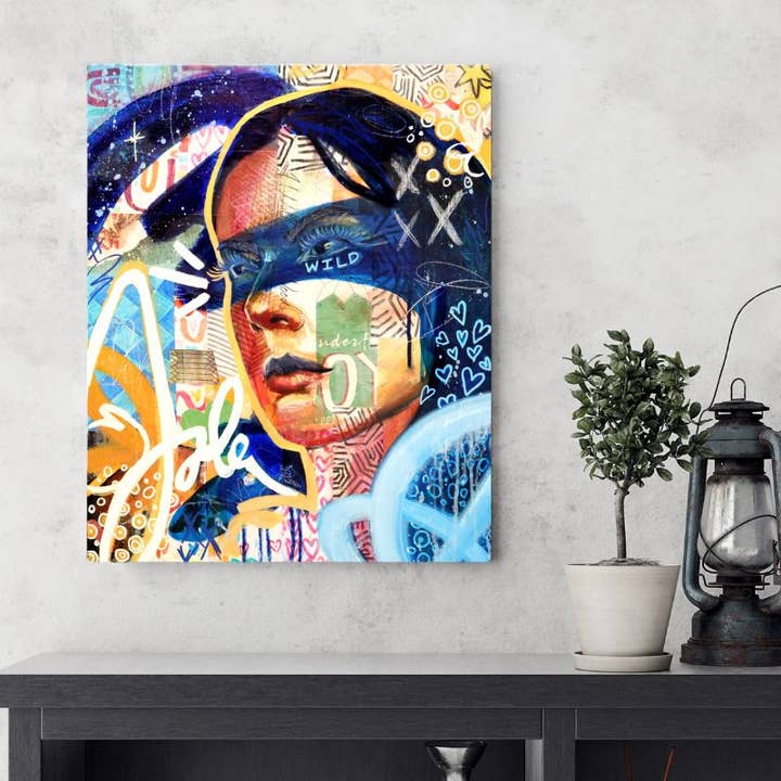 Wild Heart Canvas Print for wholesale by Amanda Rinaldi