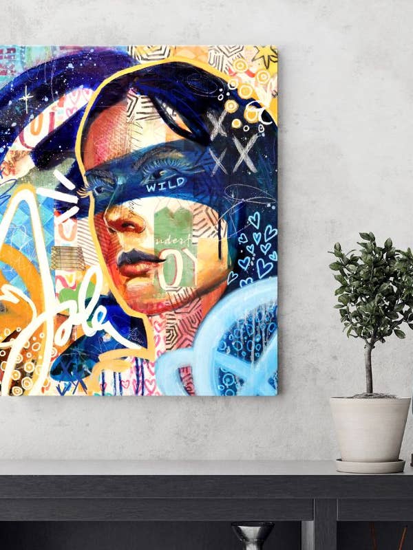 Wild Heart Canvas Print for wholesale by Amanda Rinaldi