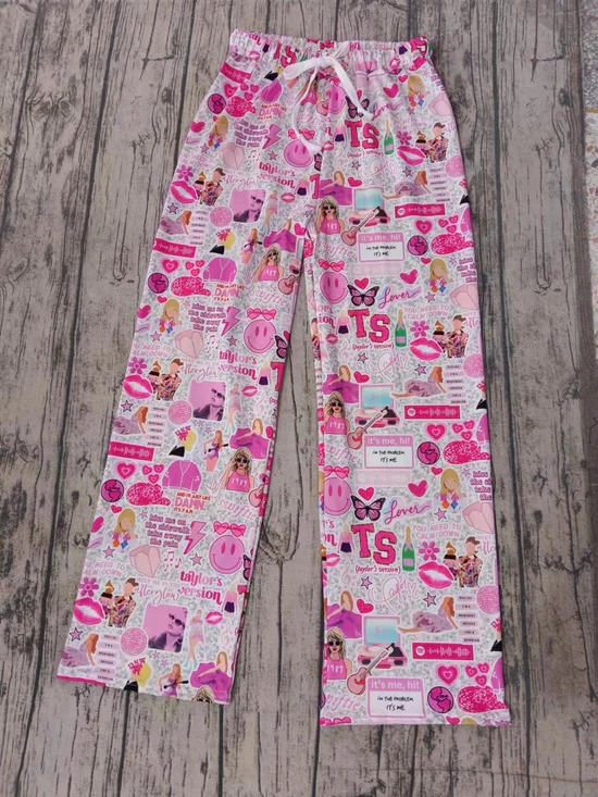 Aier Wholesale - Wholesale Sleepwear Bottom - Women's - Adult Women Pink Singer Bottom Pants Pajamas1