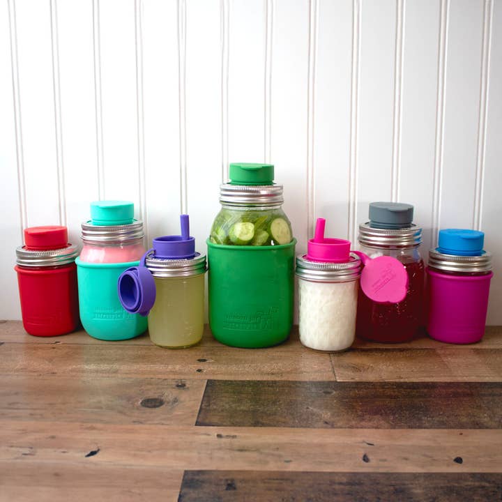 Mason Jar Lifestyle - Wholesale Drink Lids - Pop-Up Sippy Straw Leak Resistant Lids for Regular Mouth Mason Jars3