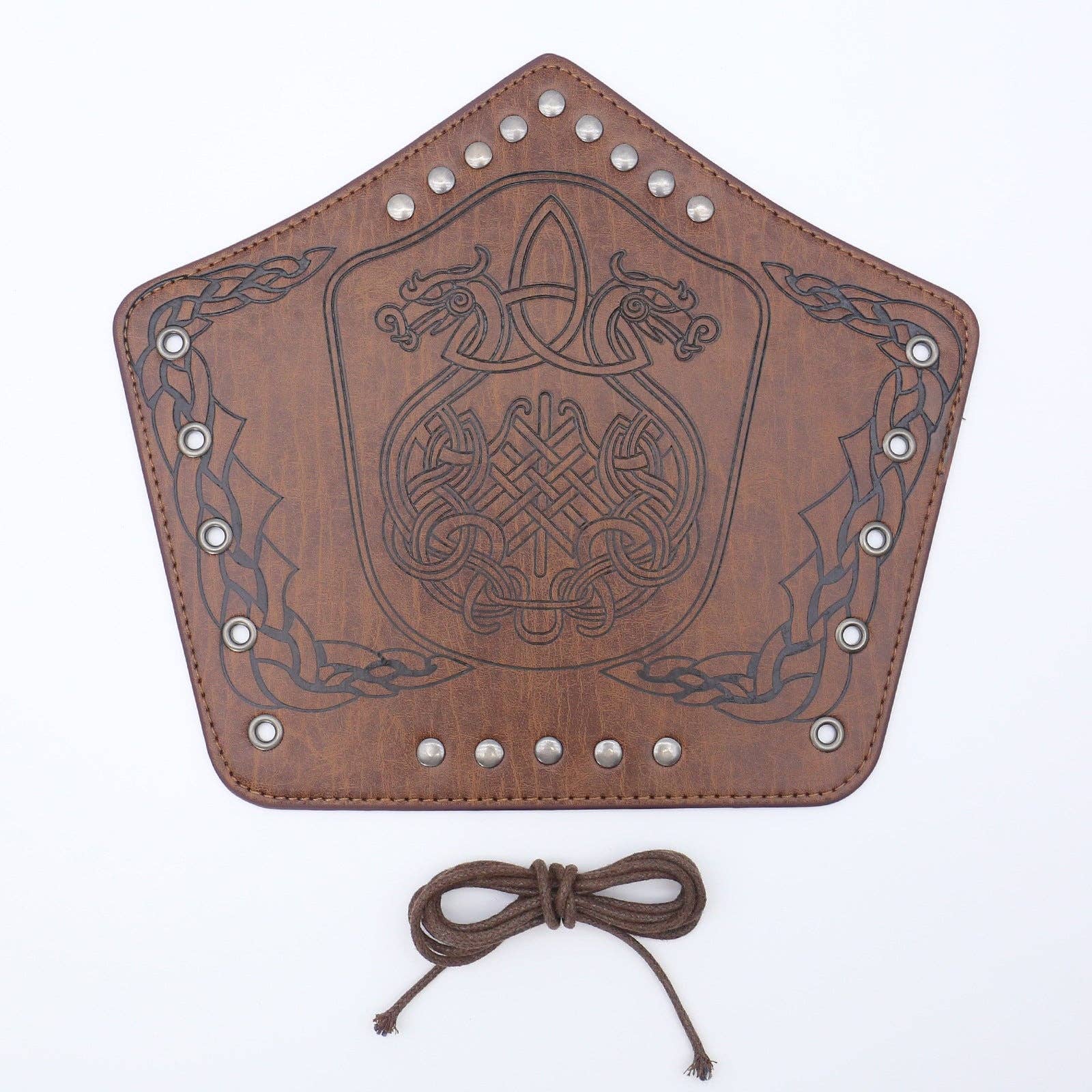 SALINA TRADING INC - Wholesale Costume – Women's - Medieval Leather Wrist Cuffs Retro Punk Arm Guards Festival Costume Accessories27