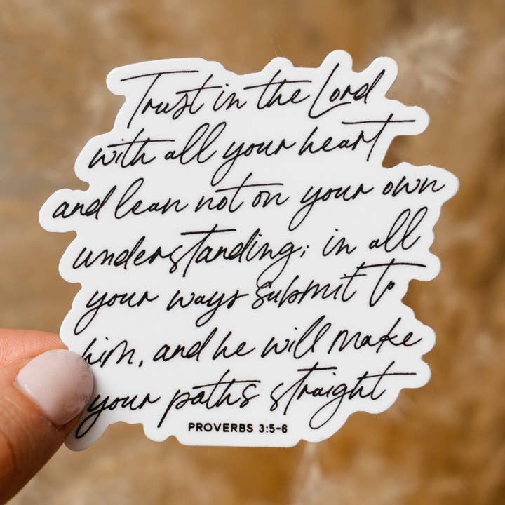 Vertrouw op de Heer Sticker voor wholesale door The Anastasia Co