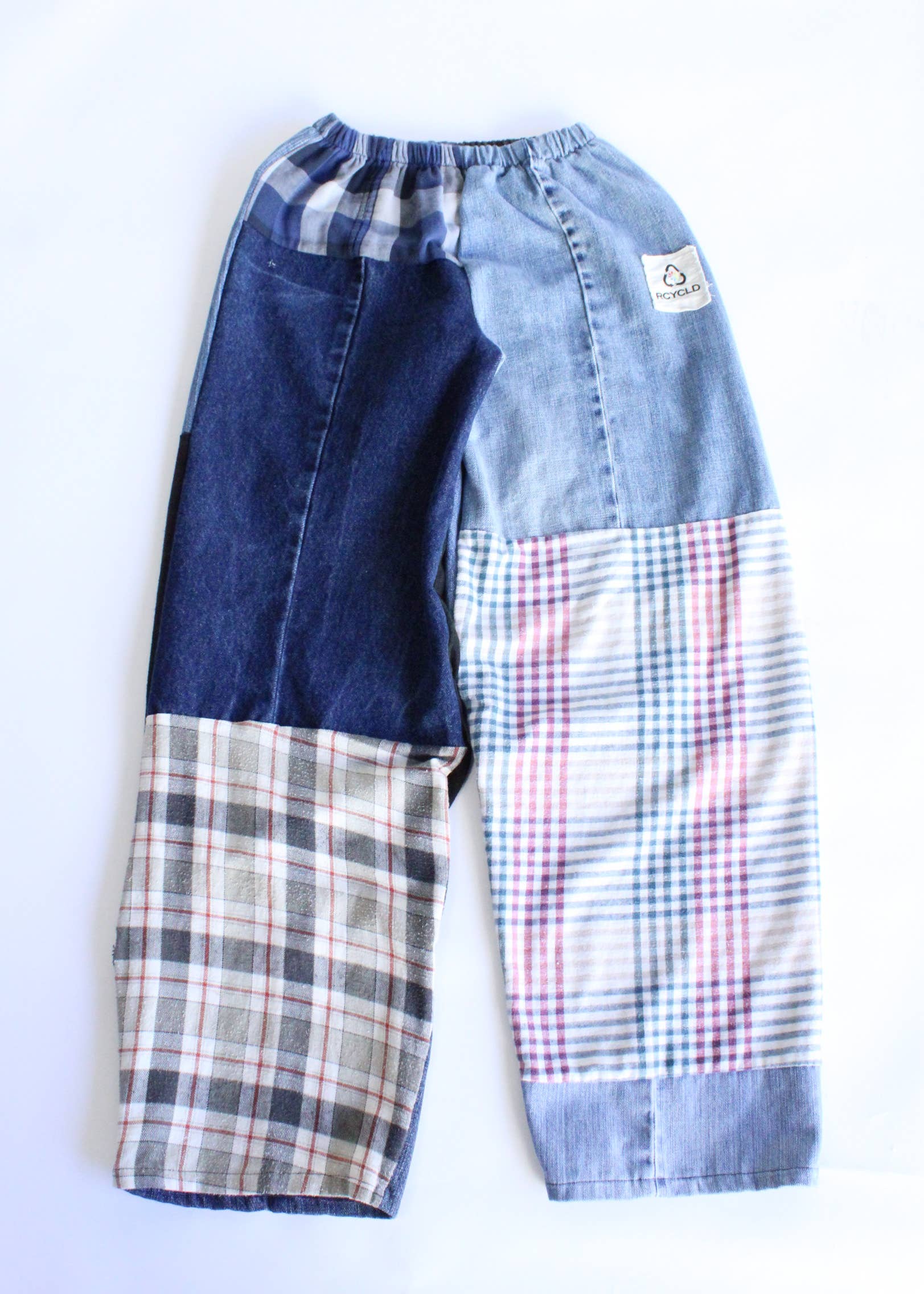 American Recycled Clothing - Wholesale Pants - Women's - Flannel & Denim Combo Pants Bundle4