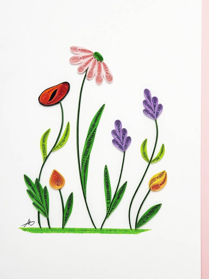 #331 Wild Flowers for wholesale by Iconic Quilling