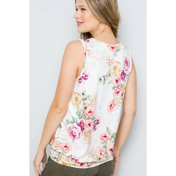 1clique co. - Wholesale Tank Top - Women's - SLEEVELESS BANDED BOTTOM TOP12