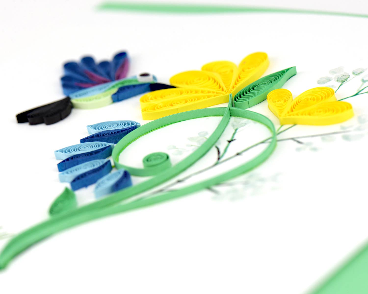 Quilling Card – wholesale Birthday card – Birthday Hummingbird1