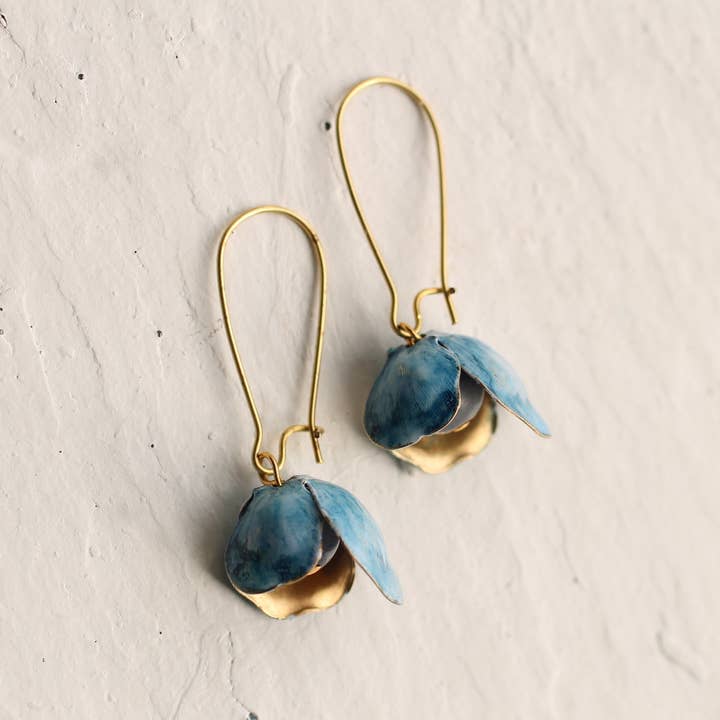 Silk Purse, Sow's Ear – wholesale Hängande örhängen – Bluebell Örhängen