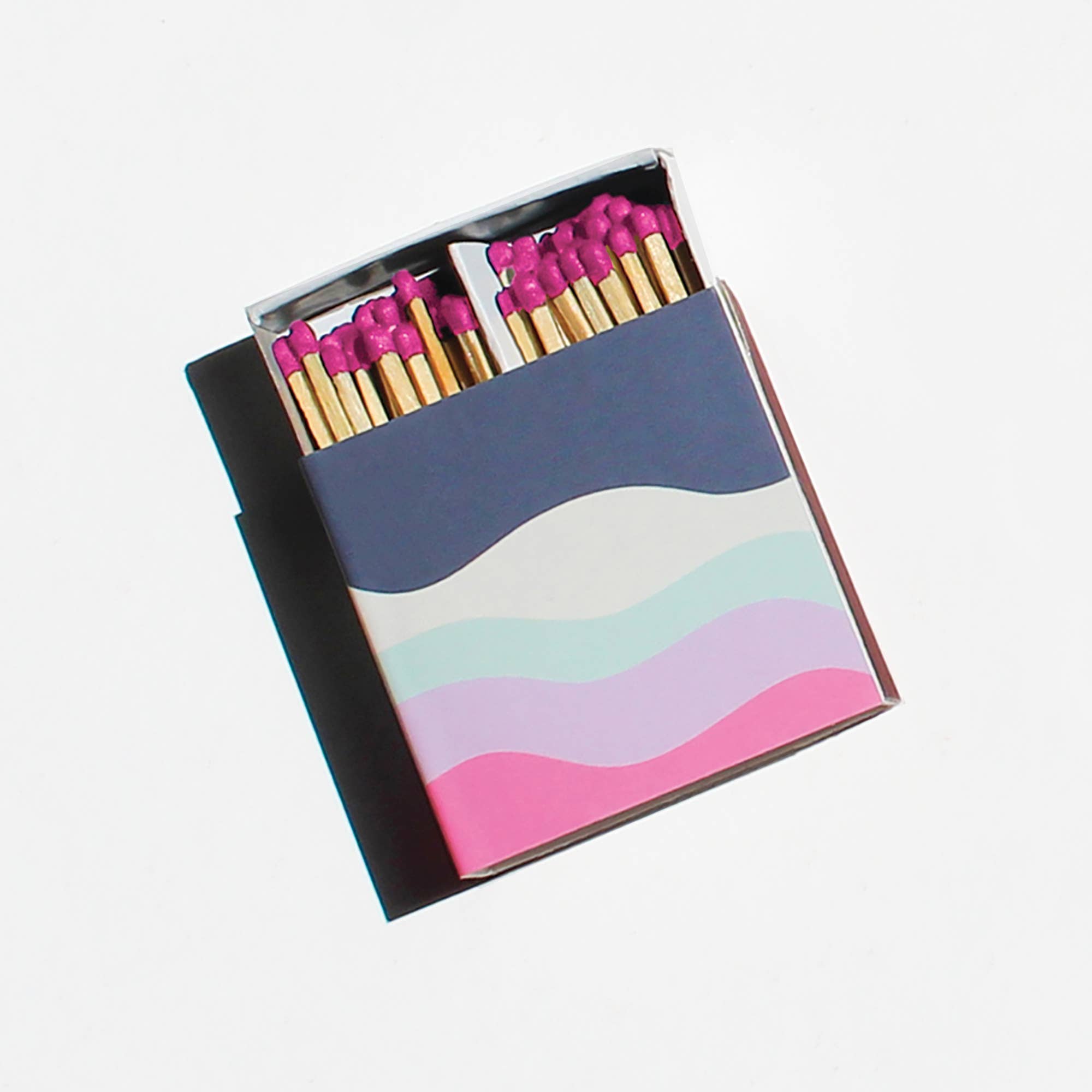 GP Candle Co. - Vente Allumettes - Boîte d'allumettes carrée 5 cm Squiggle