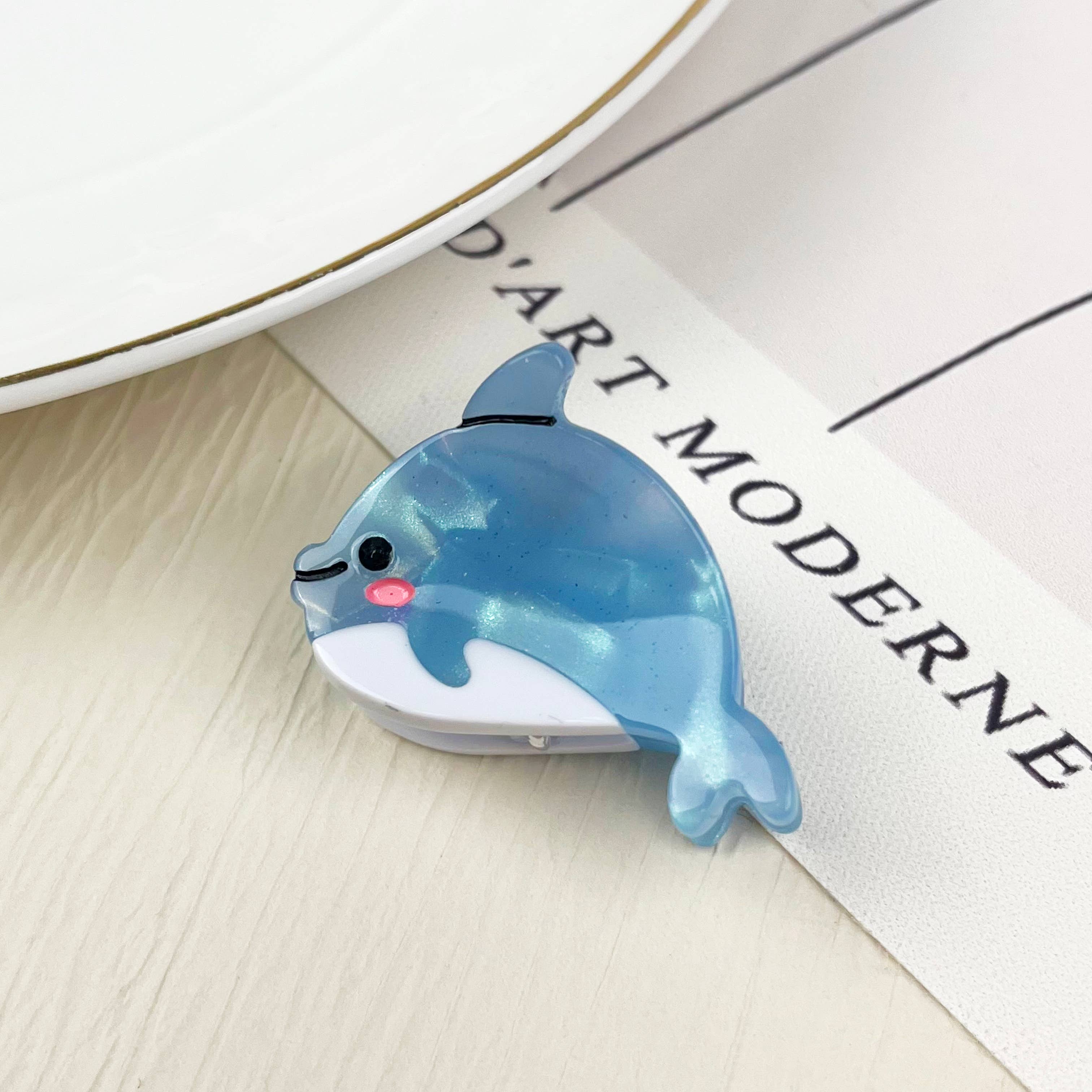 TheDivaSoap – Engroshandel Hårspænde - Dame – Acetat mini marine life hårklip krabbekonkylie kloklemme2