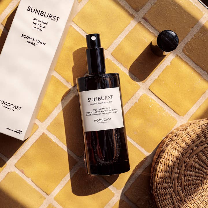 Moodcast Fragrance Co. - Wholesale Room & Linen Spray - Room & Linen Spray - Night & Day - Sunburst - 3.4 oz Bottle2