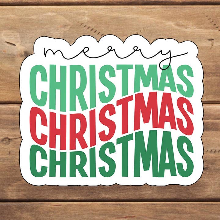 Jul Sticker 1 for engroshandel hos C3DAR Design