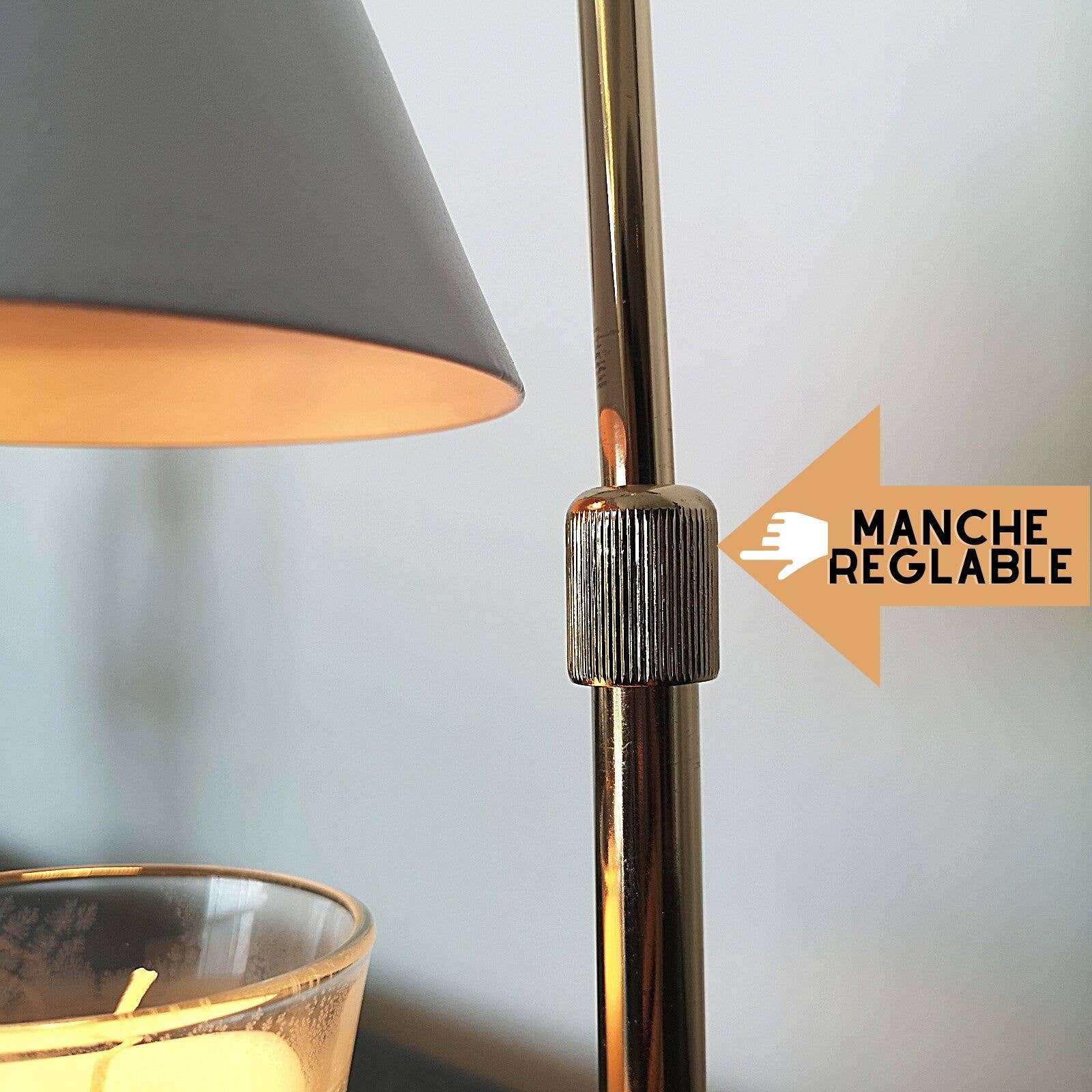 Zen'Arôme – Aquecedor de óleo por atacado – Difusor de Vela por Calor Suave Candelia Perfumes Fundentes6