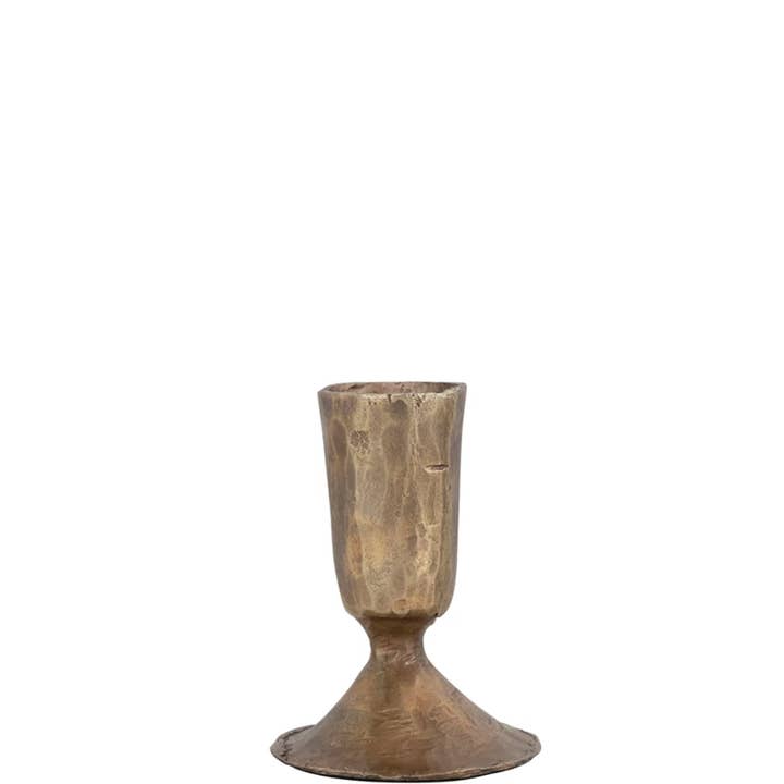 This&That - Wholesale Candle Holder - Metal Taper Holder - Bronze