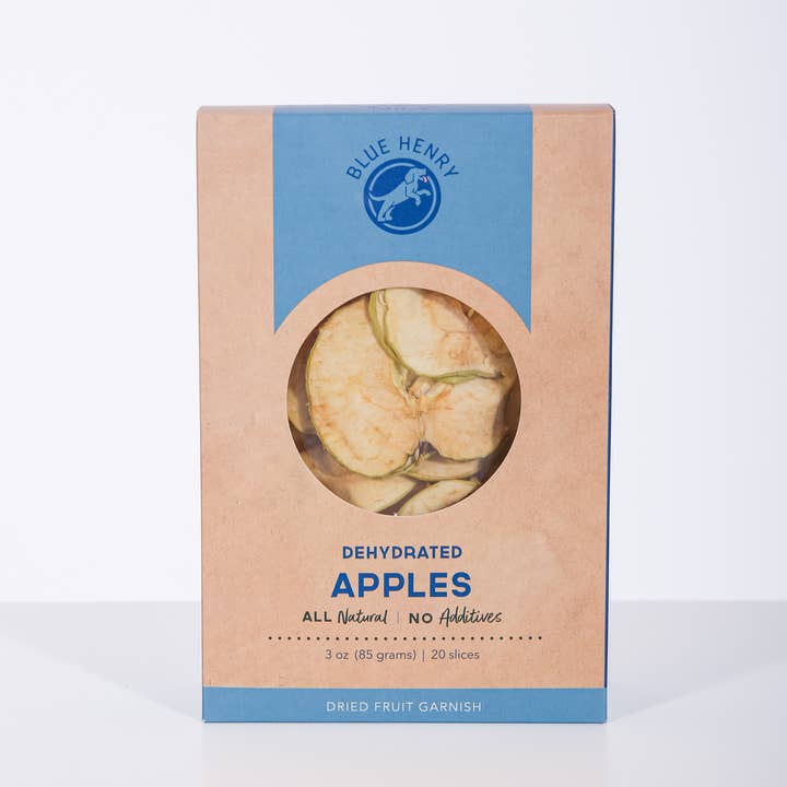 Dehydrated Apple Slice Garnish - small case for wholesale by BlueHenry LLC