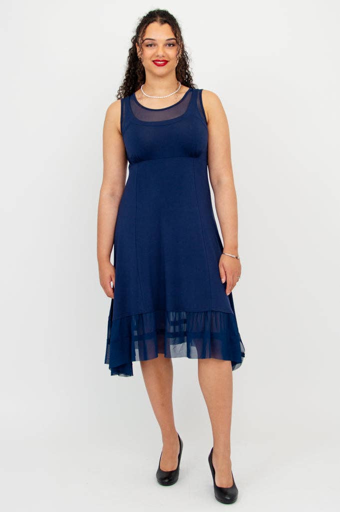 Blue Sky Clothing Co LLC - Vendita all'ingrosso Vestito - Donna - Abito Danube, indaco, bambù