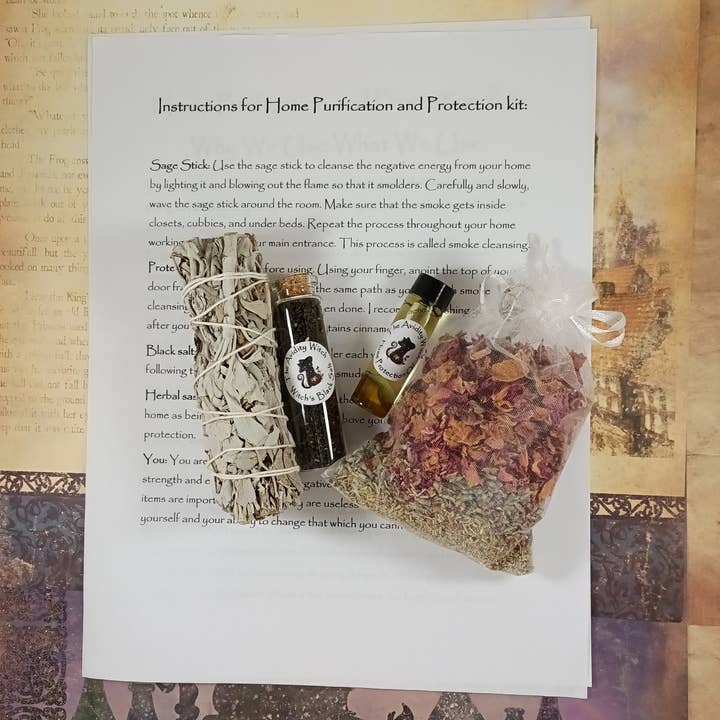 The Avidity Witch - Wholesale Meditation Supplies - Home Purification and Protection Spell Kit2