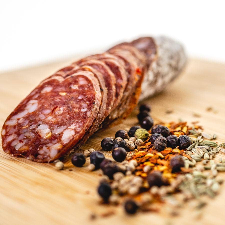 Il Porcellino Salumi - Wholesale Salami - Spiced Juniper Salami2