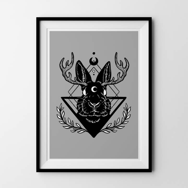 Firlefanz Design - Wholesale Art Print - Artprint "Jackalope"0