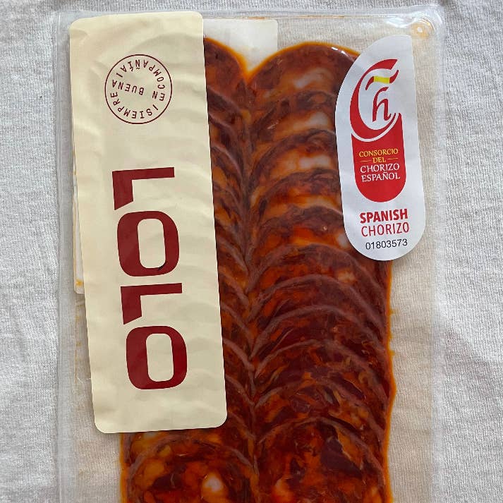 LOLO - Wholesale Sausage - Ibérico Bellota Chorizo - 100% Ibérico - 80g0