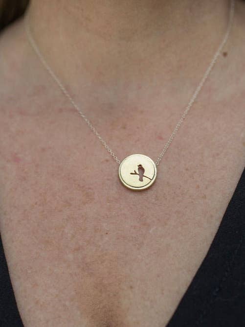 Vogel aan een draadhalsketting voor wholesale door Modern Madini