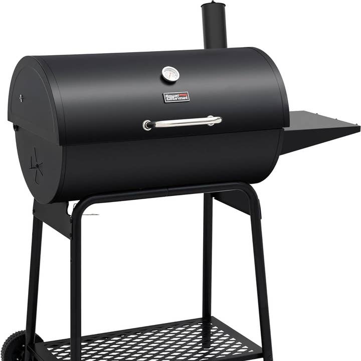 CC1830 30 Inch Barrel Charcoal Grill with Side Table, Outdoor BBQ Grill with 627 Sq. In. Cooking Space for Backyard, Patio and Parties, Black and other Purchase Wholesale monolith grill. Free Returns & Net 60 Terms on Faire trending on Faire.