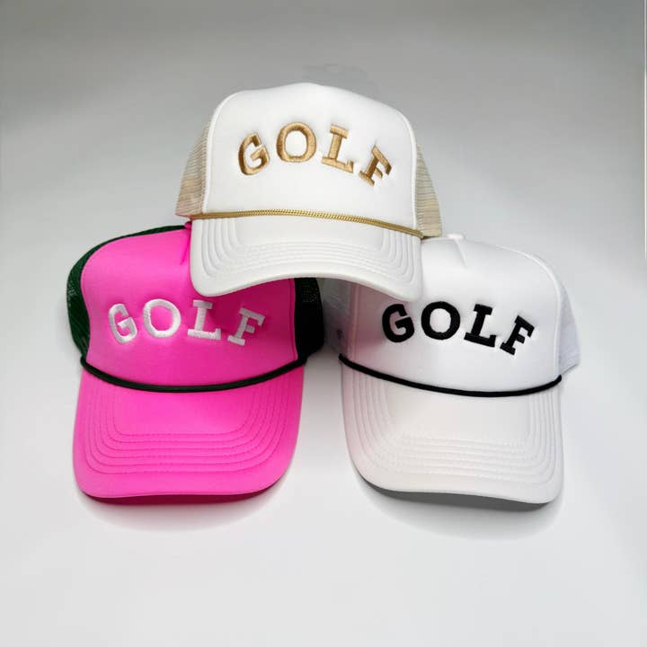 Golf Truckerpet voor wholesale door Poppy & Pine