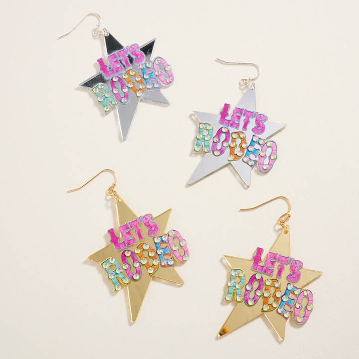 Lets Rodeo Star Shaped Rhinestone Hook Earrings and other Purchase Wholesale china crystal beads. Free Returns & Net 60 Terms on Faire trending on Faire.