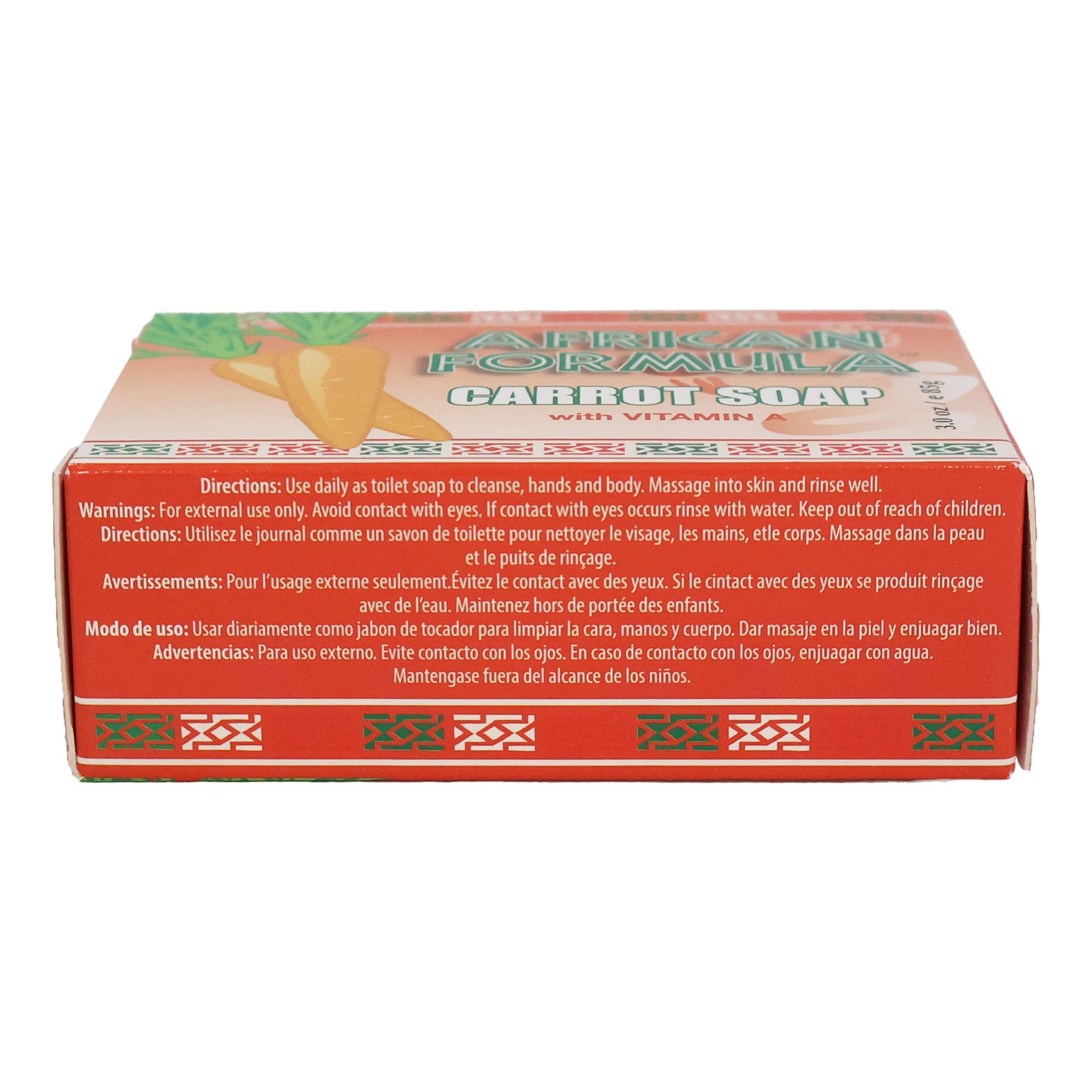 KT Supply - Wholesale Bar Soap - African Formula Soap Carrot, 3 Oz.2