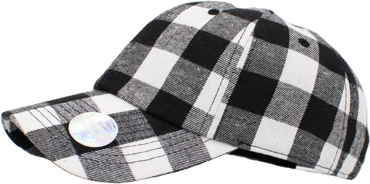 KBETHOS - Vente Casquette de baseball – unisexe - Casquette de baseball à carreaux KBETHOS37