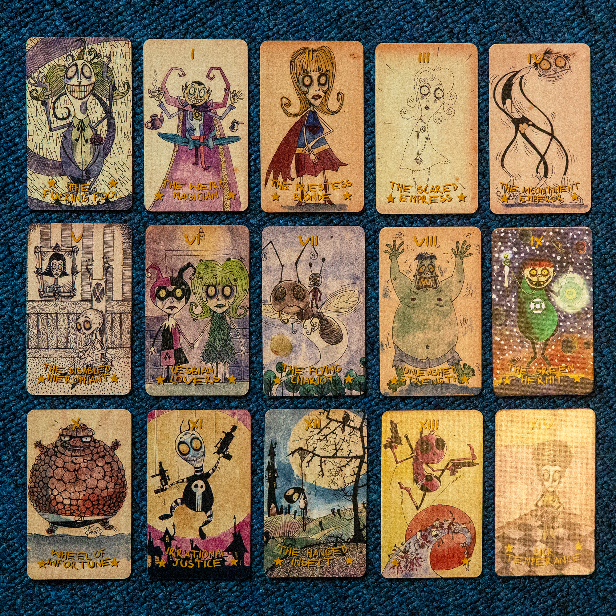 Vermilion Collection - Wholesale Tarot/Oracle Card - Superheroes Parody Mini Tarot3