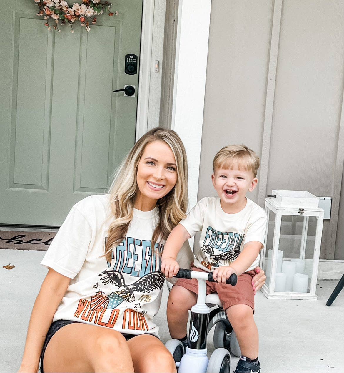 AK CLOTHING COMPANY, LLC - Wholesale Screen Printed T-Shirt - Kids - Freedom Tour Graphic Tee Mama + Mini4