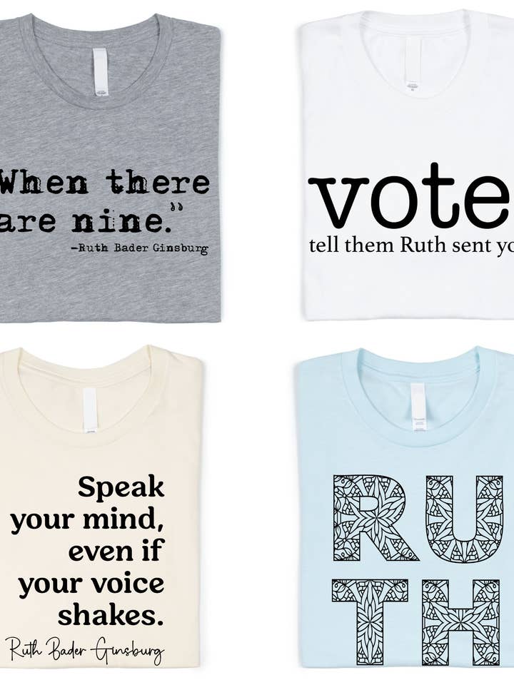 Votez Ruth Shirt, Chemise Féministe pour la vente par Boho Bloom Emporium