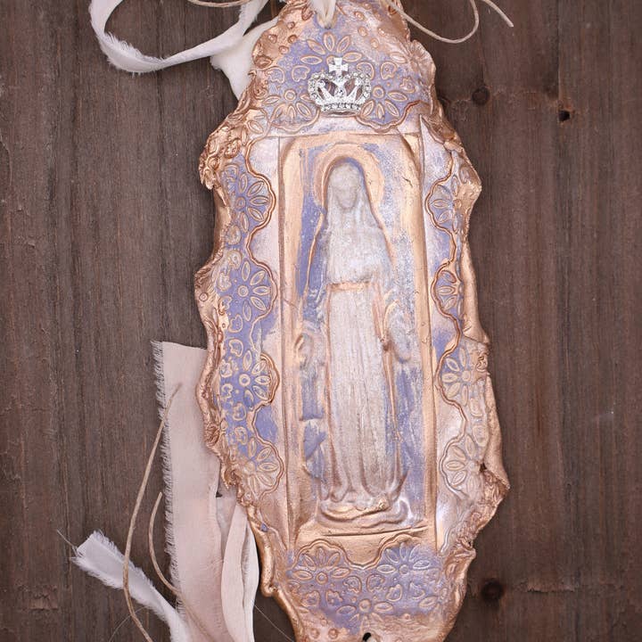 Provincial Posh - Wholesale Ornament - Mother Mary, Handmade Clay Art 3