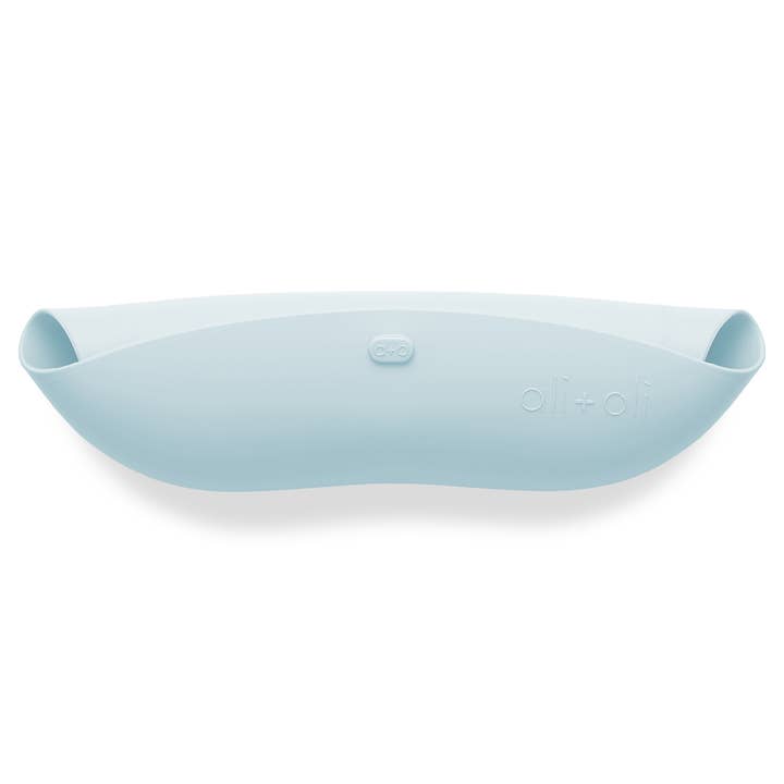 Ali+Oli - Wholesale Bib - Baby - Silicone Baby Bib Roll Up & Stay Closed - (Sky)1