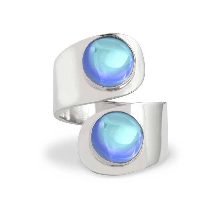 LeightWorks - Vendita all'ingrosso Anelli cocktail/statement - Anello Doppio Cerchio