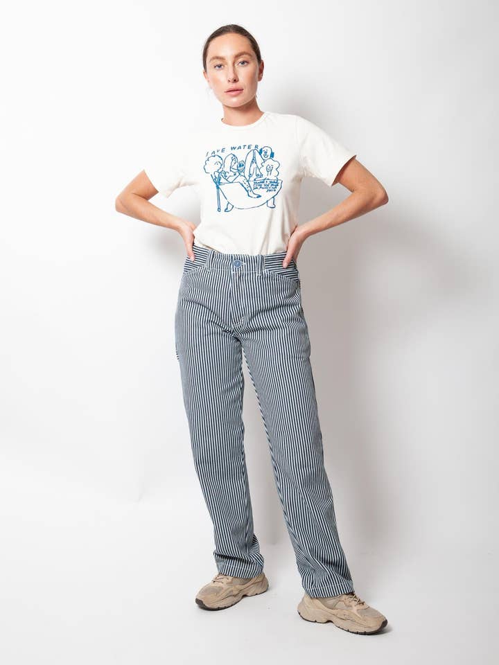 Painter Pants - Conductor Stripe for wholesale on Faire