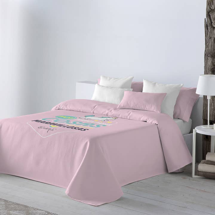 Rosa Colcha Mr. Wonderful Cosas Maravillosas de venta al por mayor en Faire
