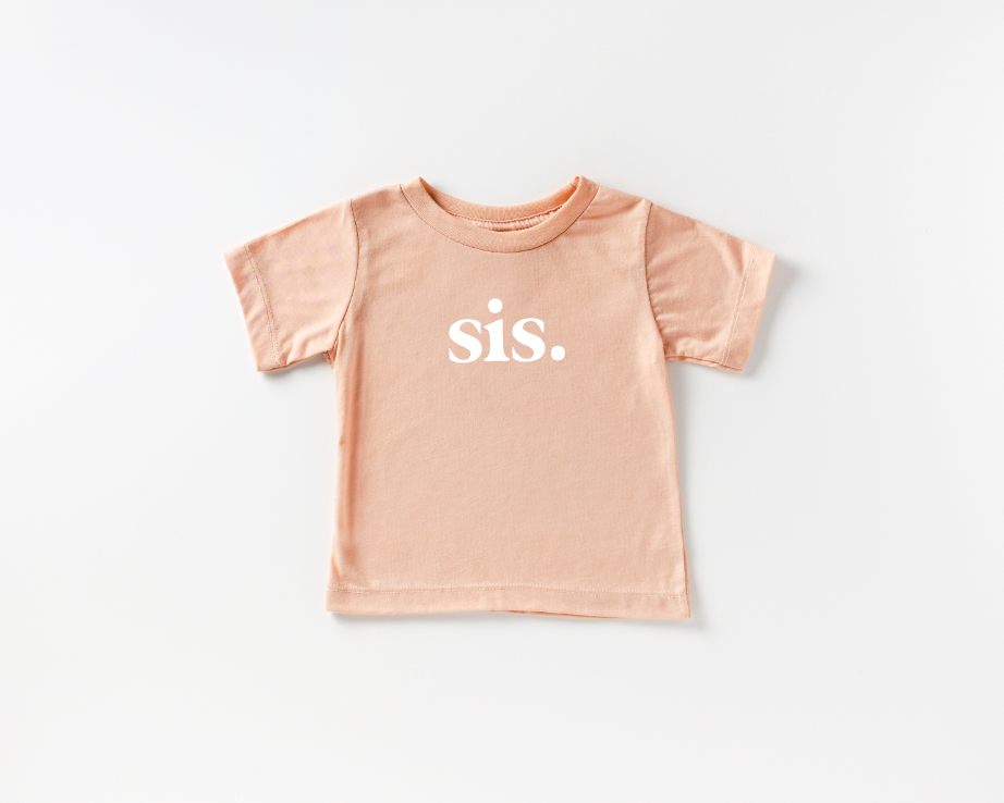 SBG Co. - Wholesale Screen Printed T-Shirt - Kids - sis - baby/toddler tee1