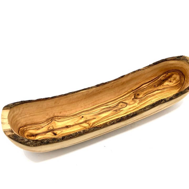 olivenholz-erleben – wholesale Serveringsskål – brödskål ca 40 - 45 cm