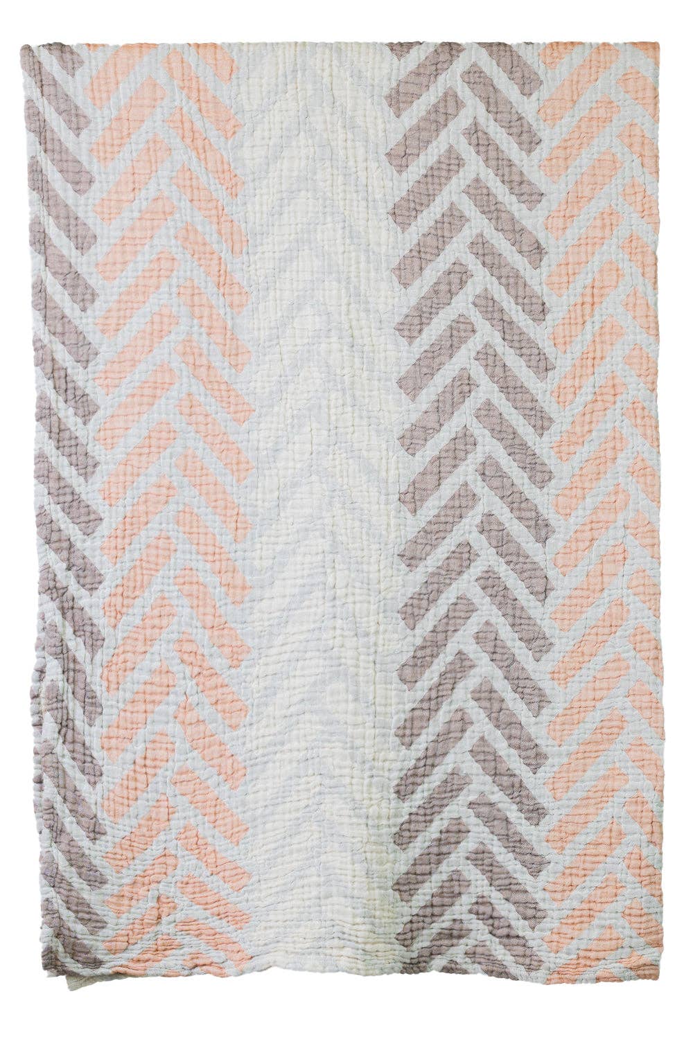 Olive & Loom - Wholesale Throw Blanket - Chevron Muslin Throw Blanket4