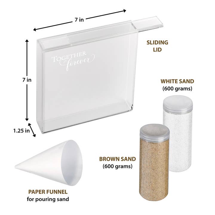 Lillian Rose - Vendita all'ingrosso Decorazioni da tavolo - Set cerimonia di sabbia Lillian Rose Together Forever Unity1