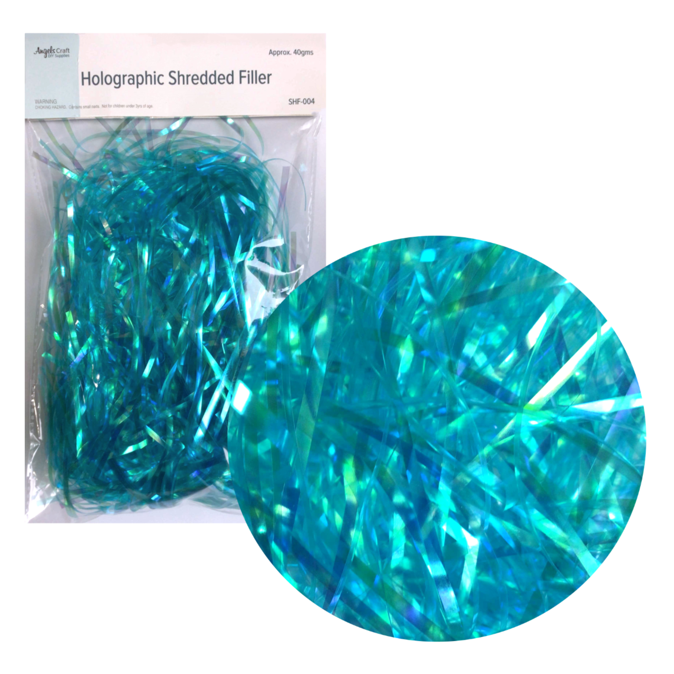 Angels Craft - Venta al por mayor Material para manualidades - Relleno holográfico triturado, aproximadamente 40 g3