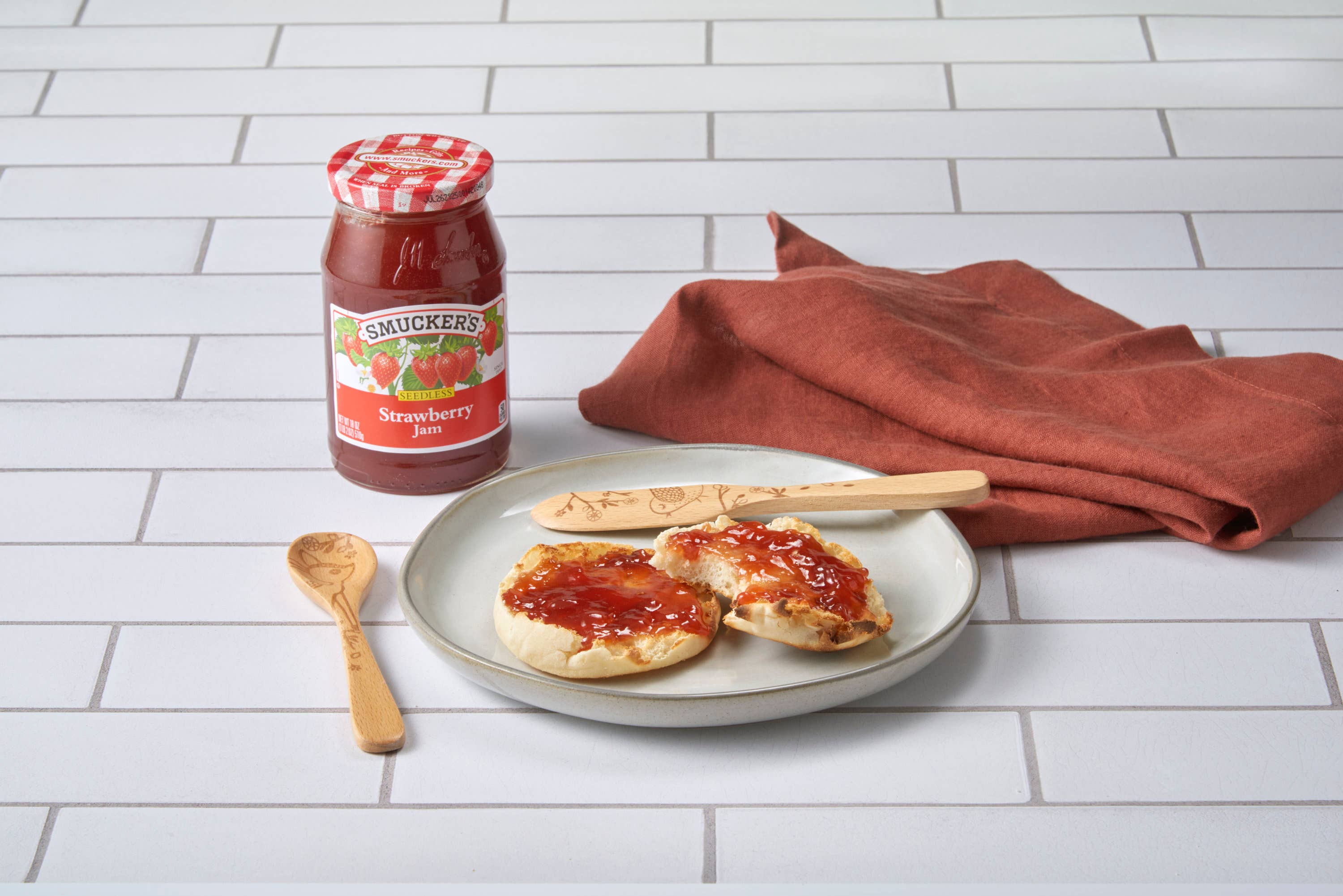 TALISMAN DESIGNS – wholesale Kökssked – Woodland Jam Sked & Bredkniv Set1