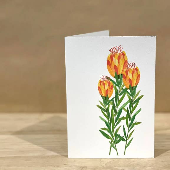 Calla Collective - Wholesale Everyday greeting card - 'Yellow Bloom Trio' CARD