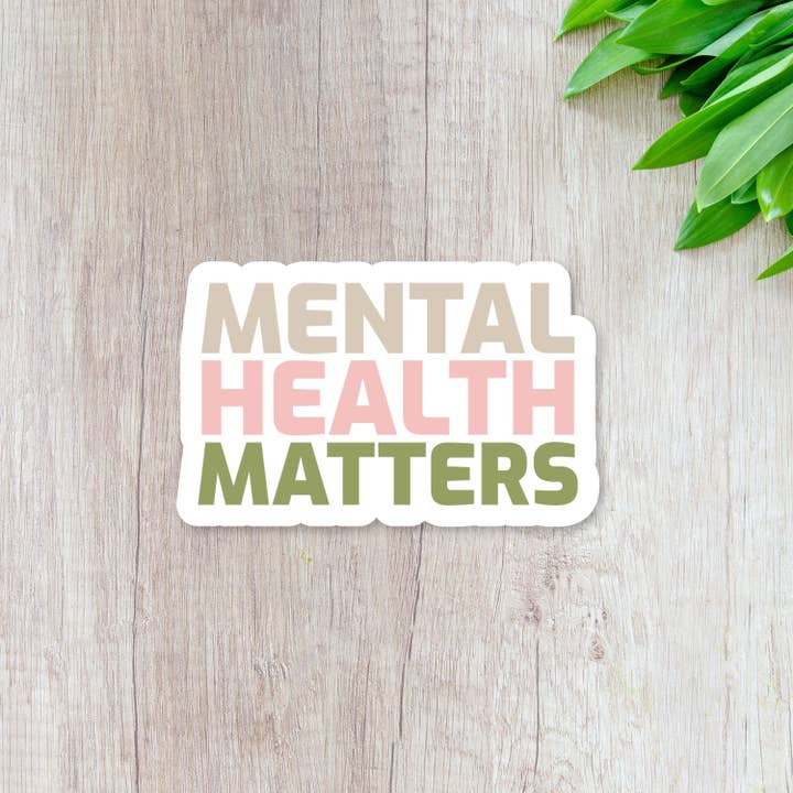 Stormy Vision - Wholesale Sticker - Cute Mental Health Matters Inspirational Pastel Sticker 2