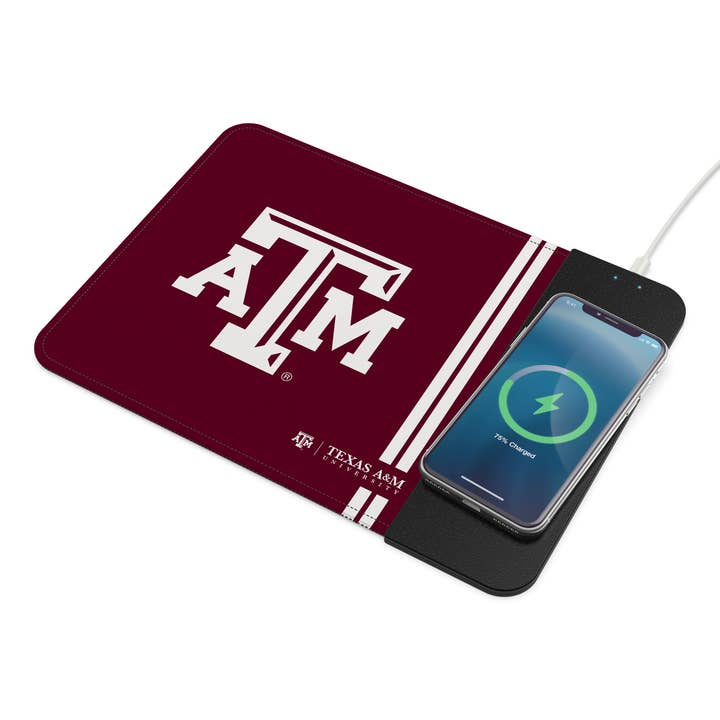NCAA Texas A&M Aggies Wireless Charging Mousepad for wholesale by Prime Brands Group