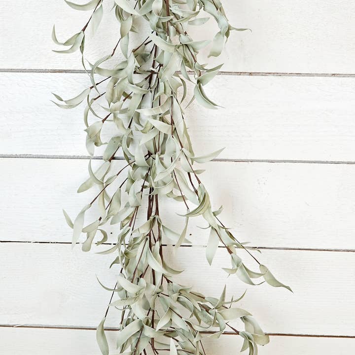 Impressive Enterprises, Inc. - Wholesale Bunting/Garland - ISB72661- 4.5ft Flocked Herb Leaves Garland1